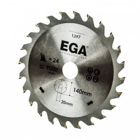 Disc lemn 140 x 20 x 24d (1397)