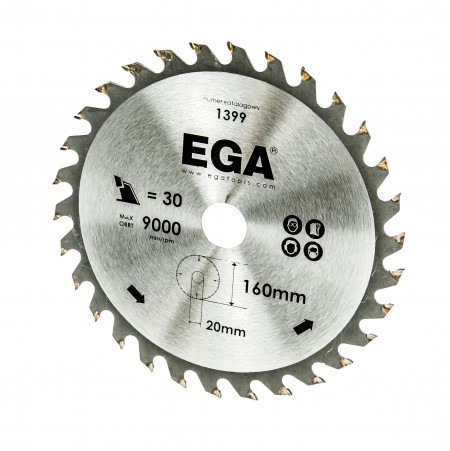 Disc lemn 160 x 20 x 30d (1399)