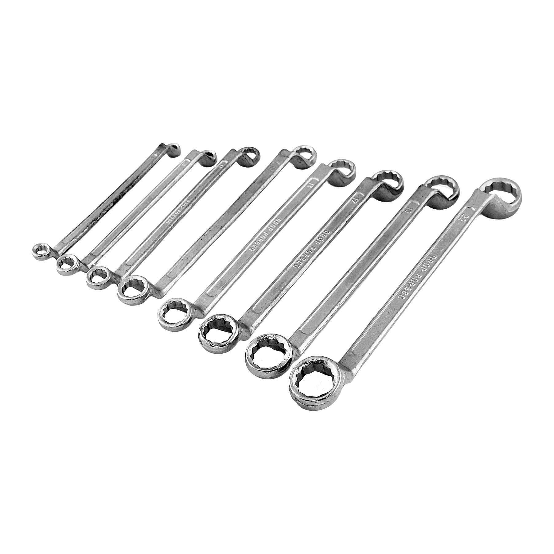 Cheie inelara curbata 6-22 mm (8 buc.)