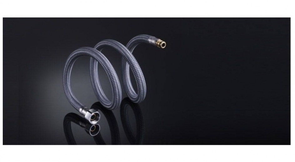 Racord flexibil pentru baterii cu prelungire TUCAI М 1/8 x F 1/2 L=0.6 m Anti Corrosion GRIF (cu capat lung) (8871)