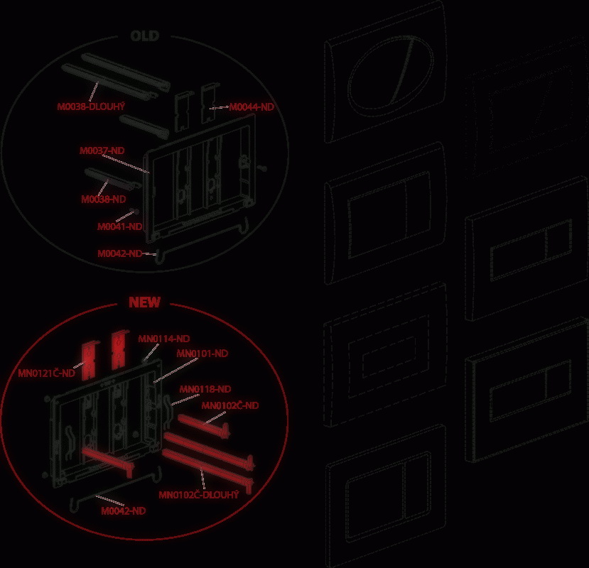 Buton rezervor WC M 271 (4173)  ALCAPLAST