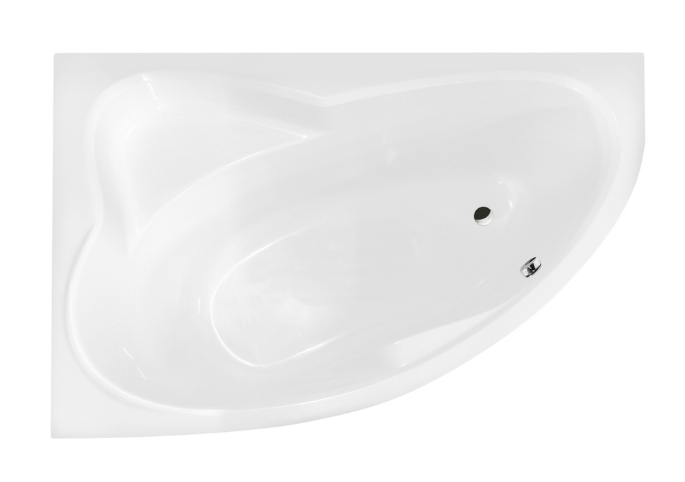 Сada de baie din acril BANOPERITO Blanca 150 x 100 cm stanga asimetrica (3858)