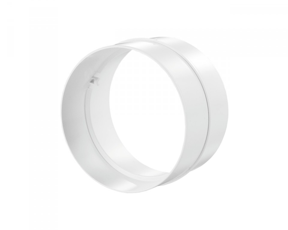 Conector pentru tub rotund de ventilatie din plastic D.125 (212)  VENTS