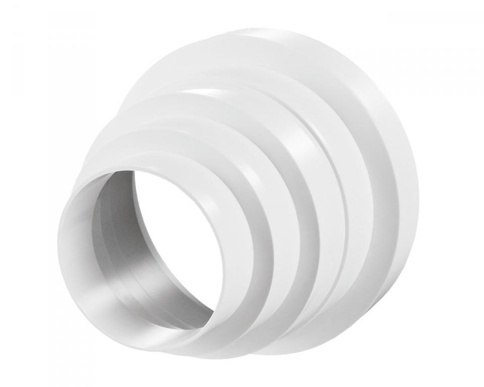 Reductie plastic pentru ventilatie universala D.150/125/120/100 x 80 (310)  VENTS