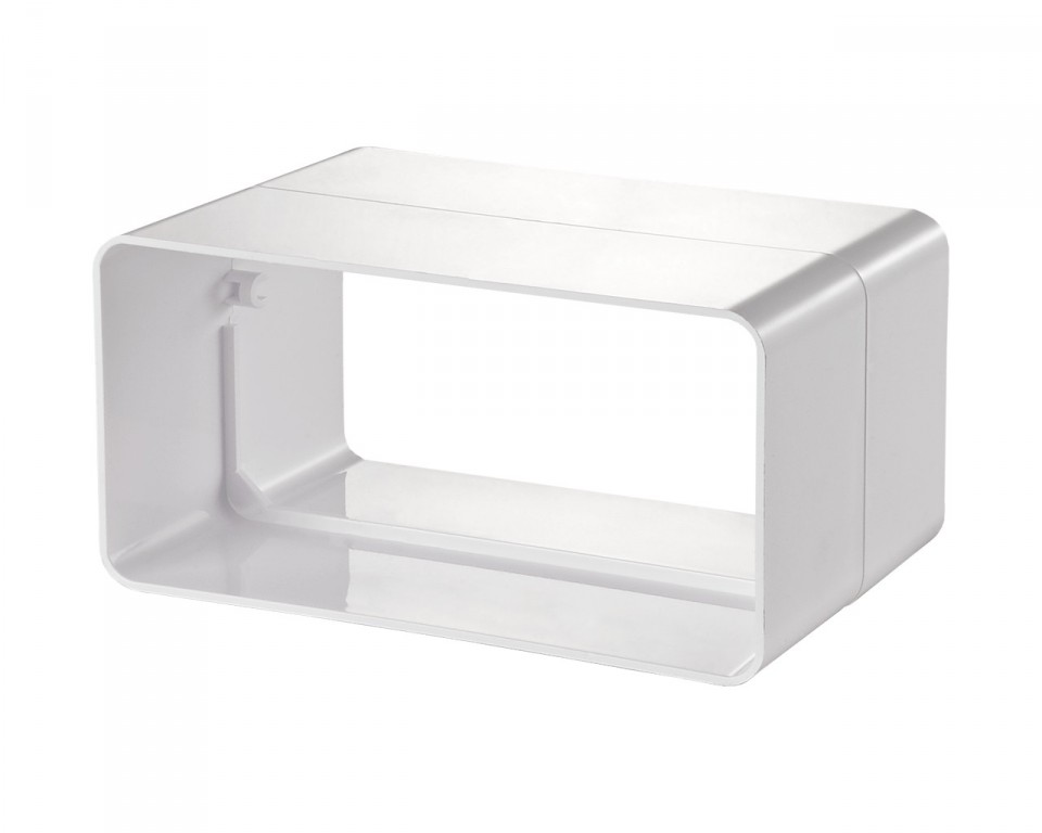 Mufa canal plat ventilatie 55 x 110 mm plastic (515)  VENTS