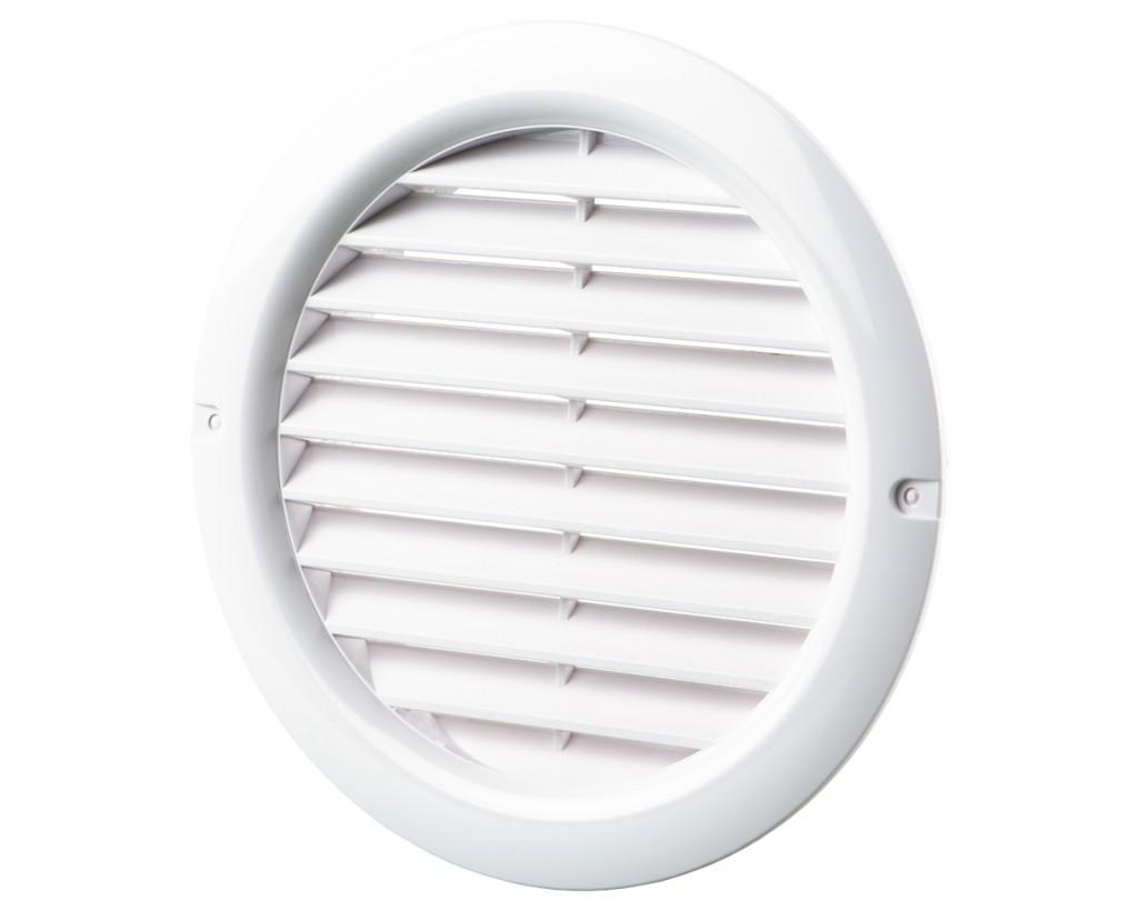 Решетка вентиляционная пластиковая круглая D.100 MV 100bVs  VENTS