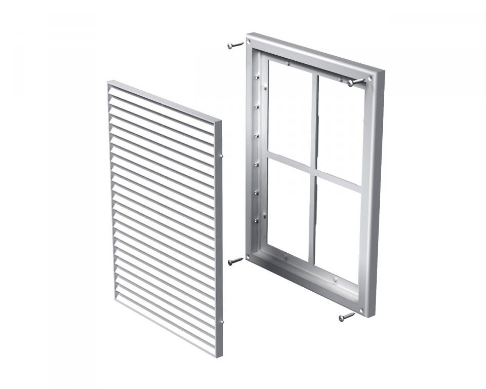 Решетка вентиляционная пластиковая MV 160 s ABS  VENTS