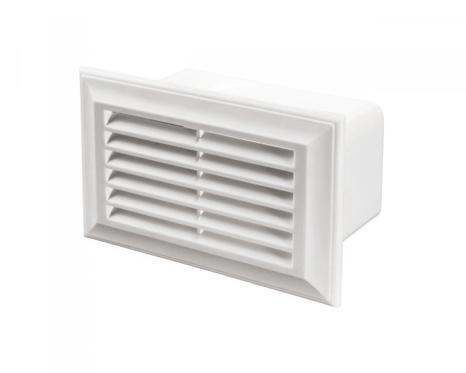 Grila plastic canal ventilatie plat  55 x 110 mm (571)  VENTS