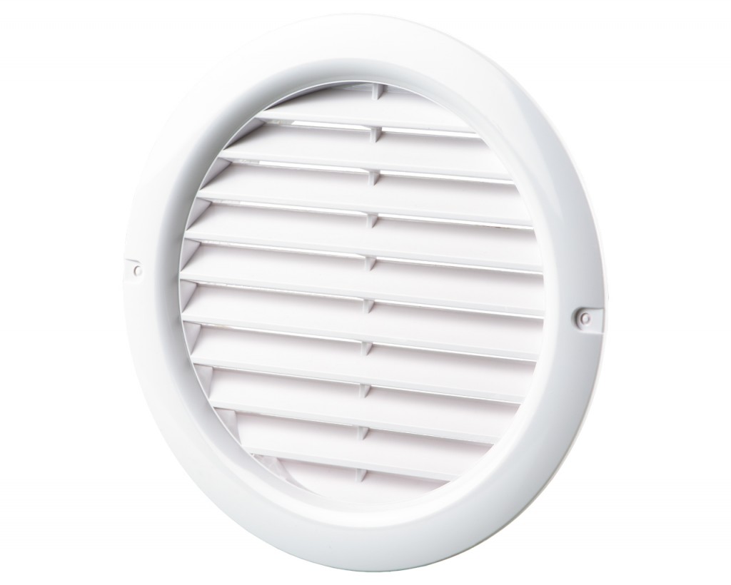 Решетка вентиляционная пластиковая круглая D.150 MV 150bvs  VENTS