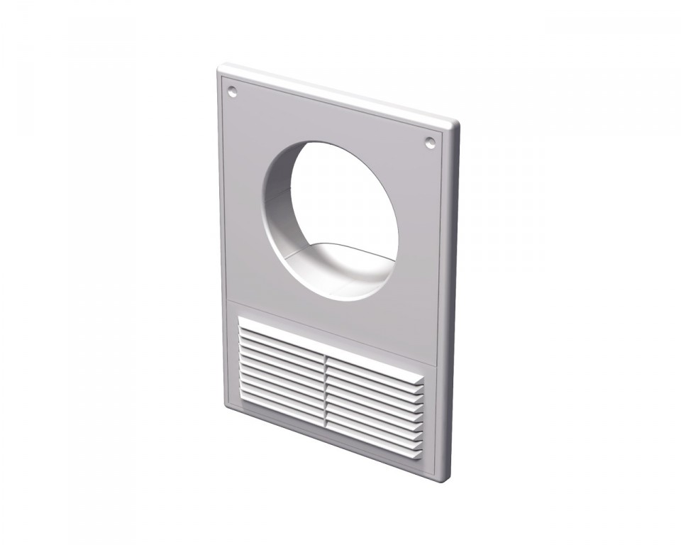 Решетка вентиляционная пластиковая MV 125 K vs ABS  VENTS