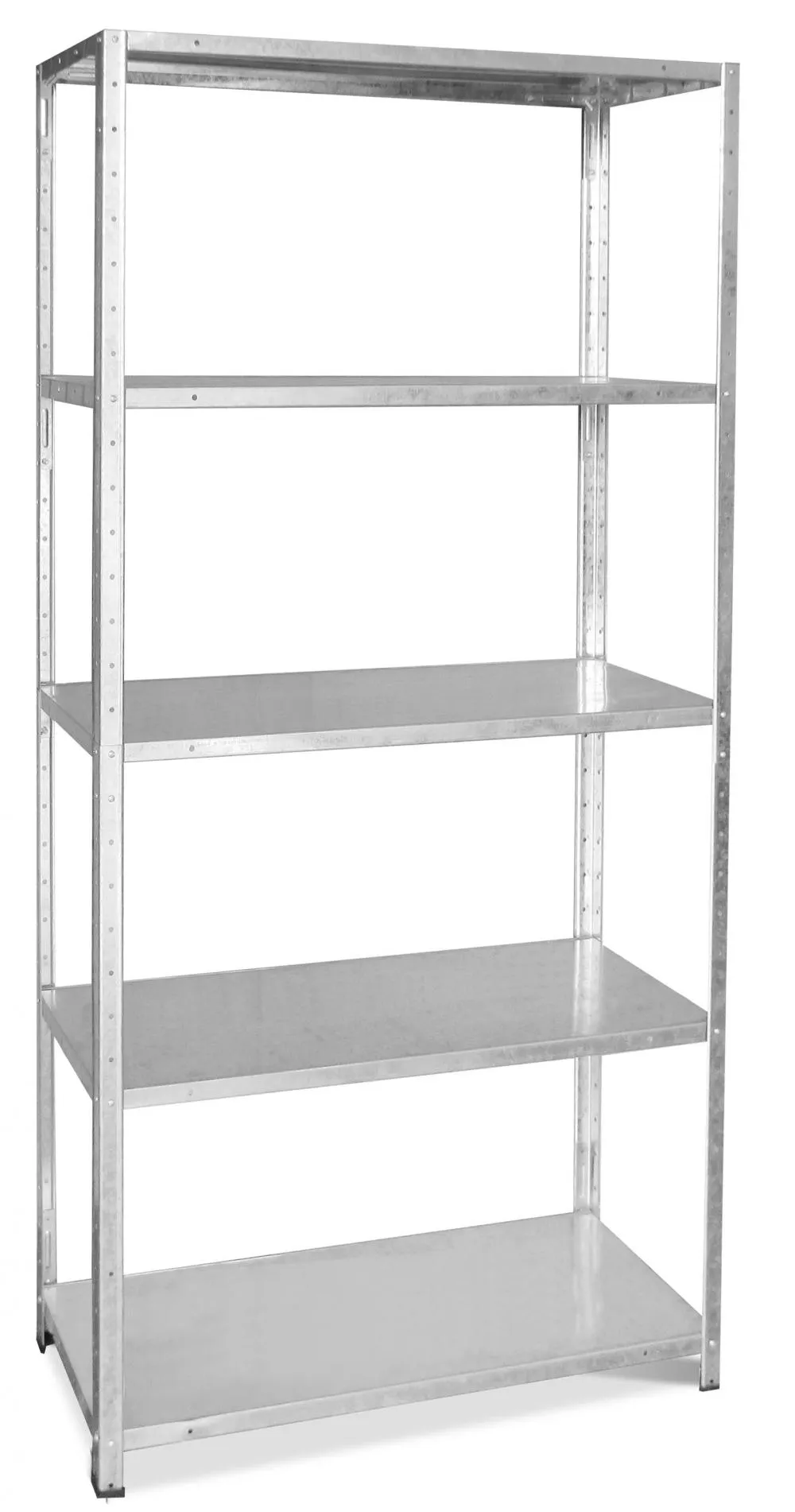 Raft depozitare metal galvanizat 5 polite, max. 50 kg (86 x 30 x 167 cm)  TOLSEN