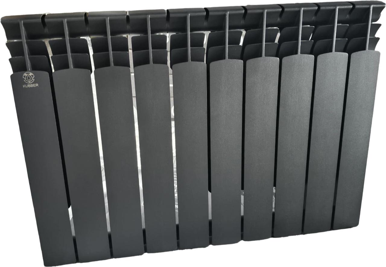 Radiator bimetalic 555х80х80 KUBBER Black