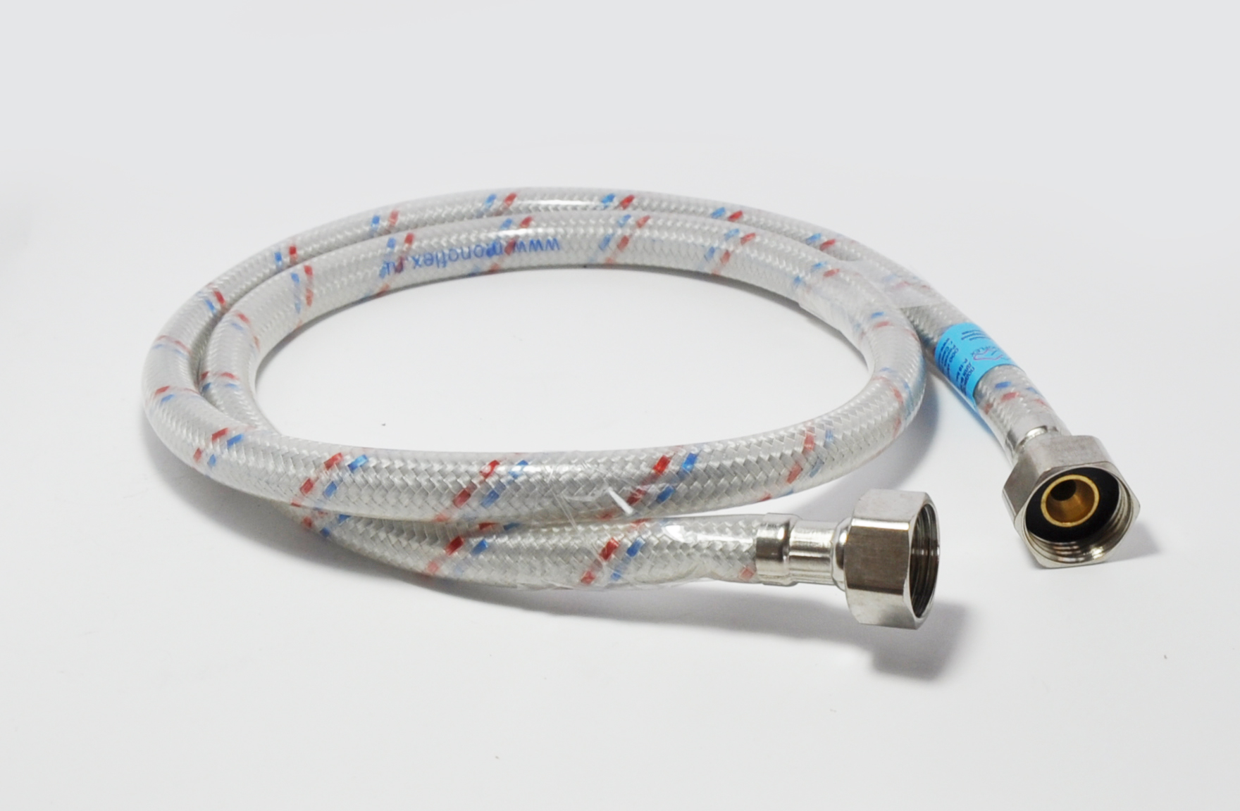 Furtun flexibil antivibrant OPTIMA L=0.5 m D. 1/2" FI/FI cu protectie PVC  MONOFLEX