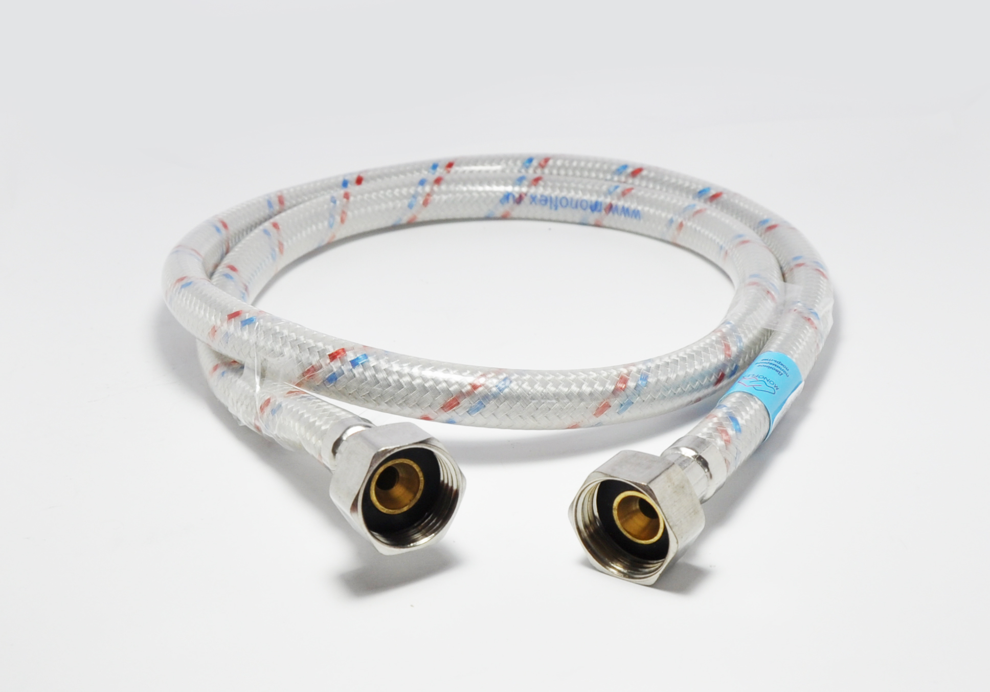 Furtun flexibil antivibrant OPTIMA L=0.4 m D. 1/2" FI/FI cu protectie PVC  MONOFLEX