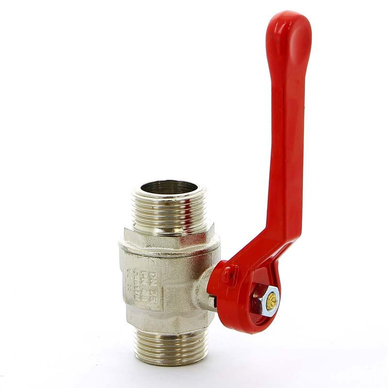 Robinet bila D. 1.1/2" FE/FE maner lung PN30 "Full" (urechiusa pentru sigiliu)  ITAP