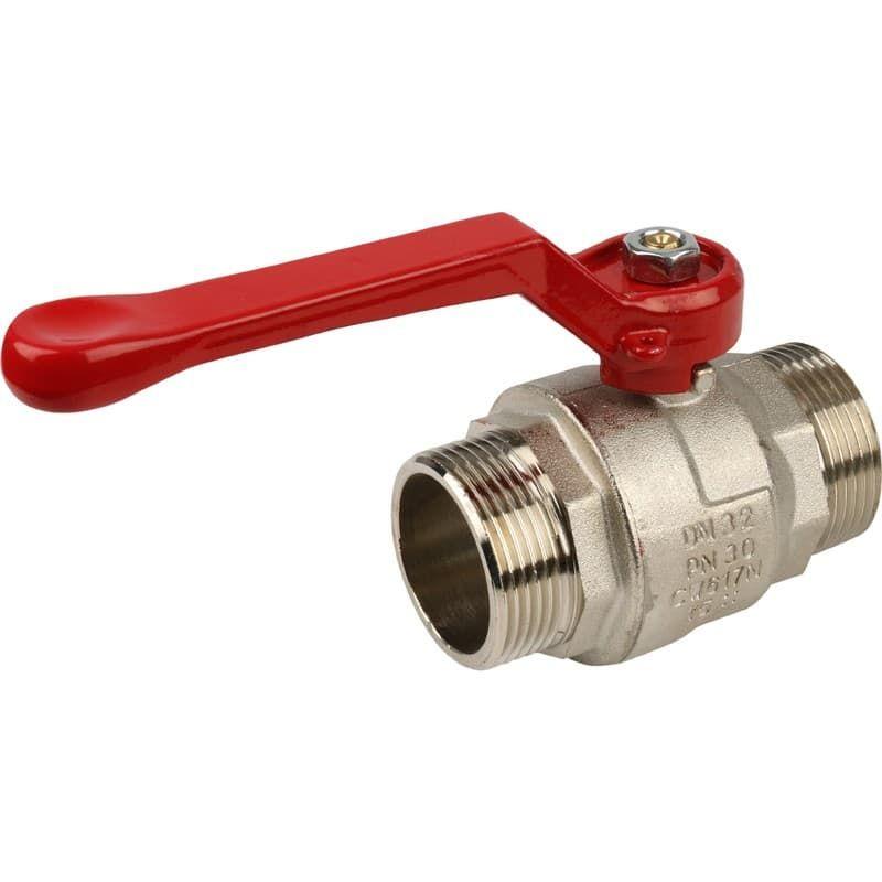Кран шаровый D. 1.1/2" П/П ручка PN30 полнопроходной (с отверстием под пломбу)  ITAP