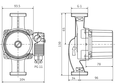 Pompa circulatie WILO Star RS25/4-130 (4525863) AX