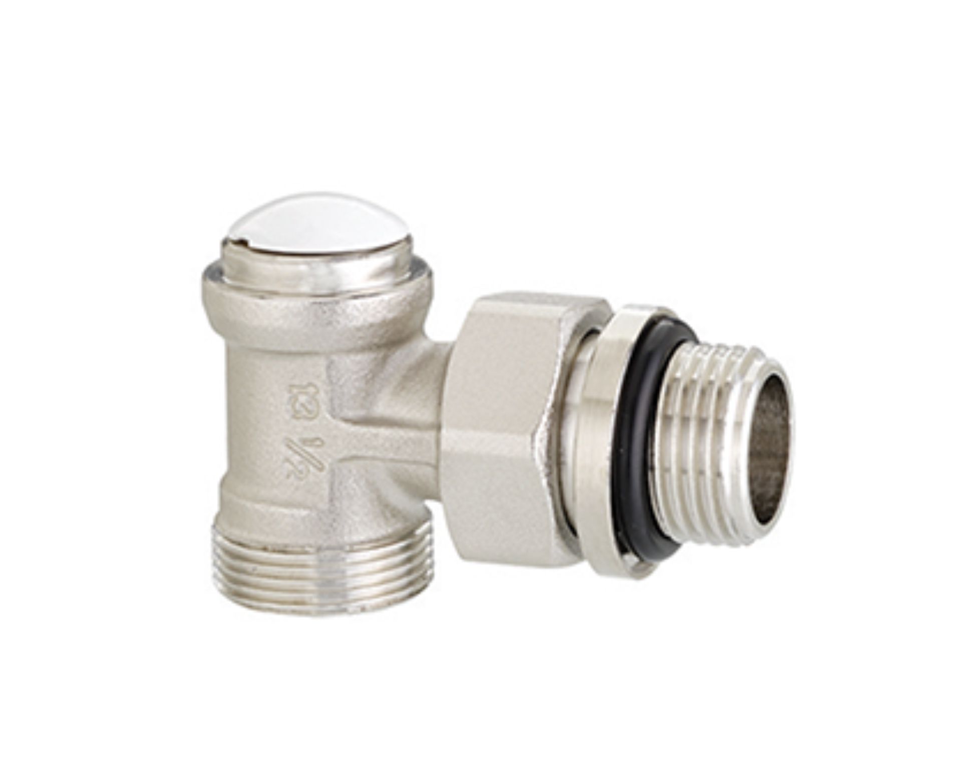 Robinet calorifer coltar Retur D. 1/2" FI/FE cu garnitura  EMMETI CL