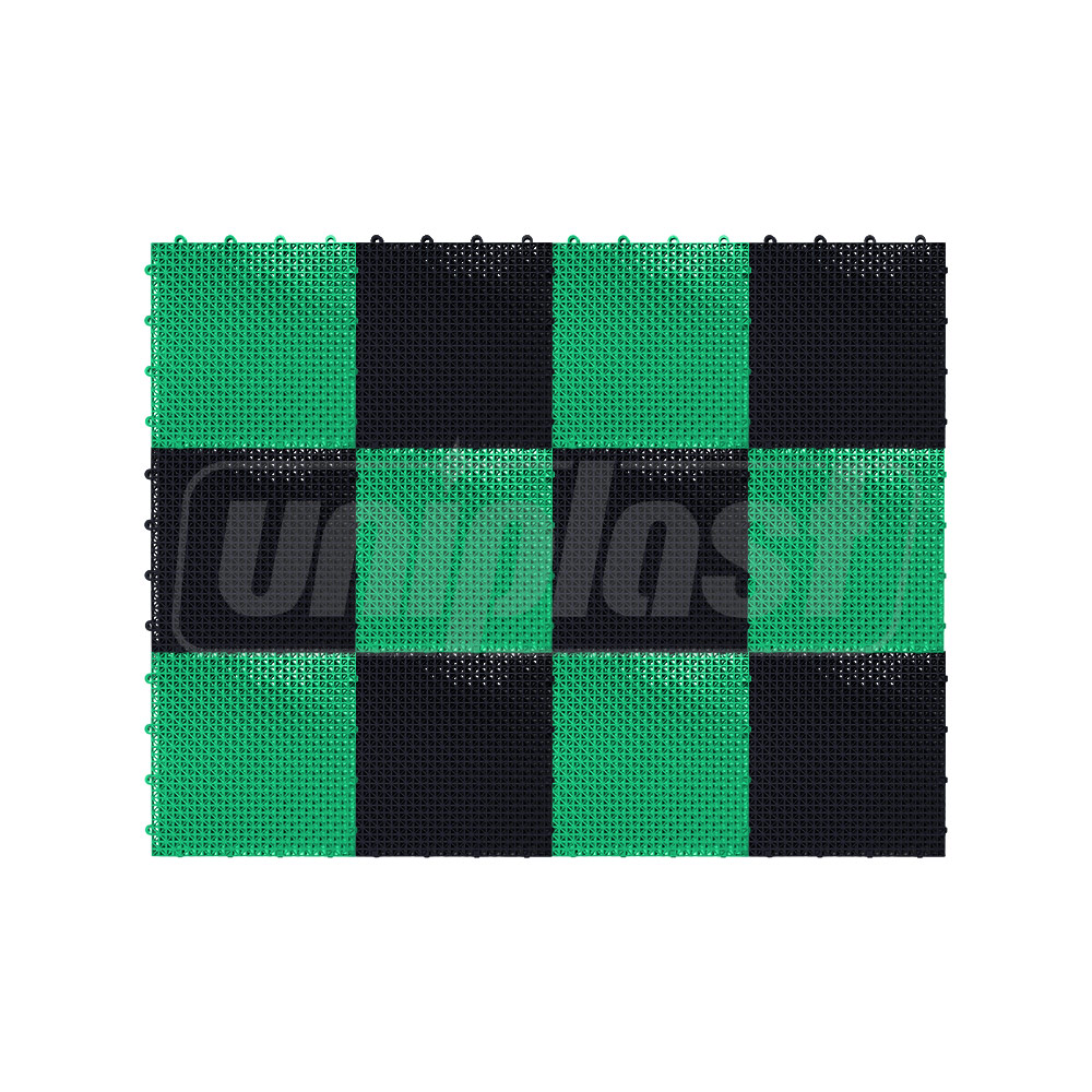 Covoras antreu (negru/verde) 41 x 54 cm