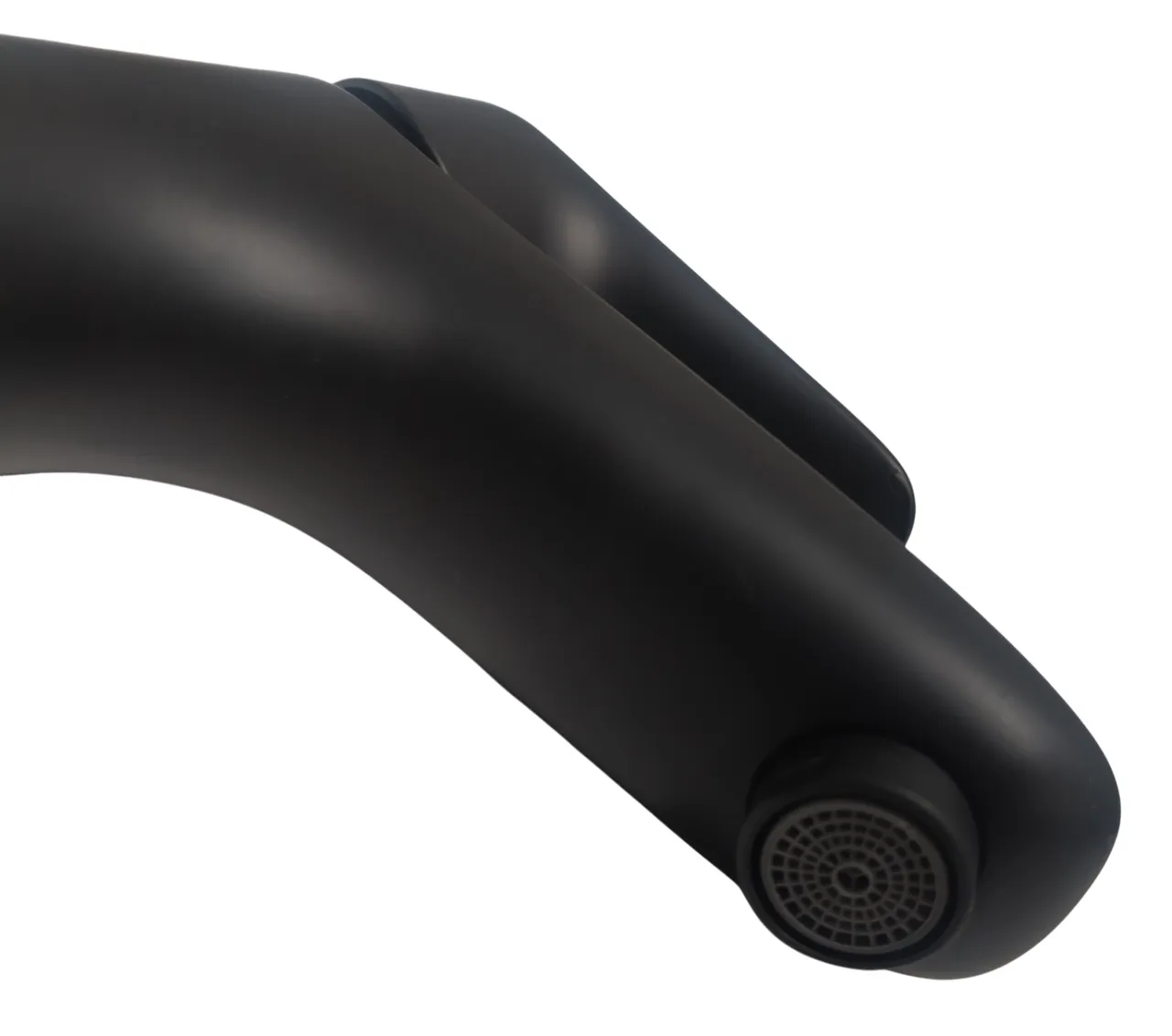 Смеситель для умывальника без иглы HANS10 (черный мат)  ESTA