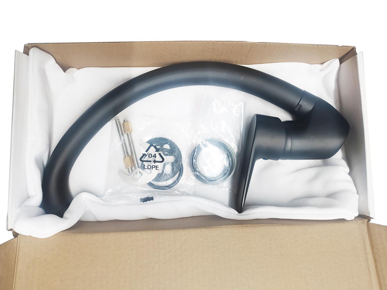 Смеситель для кухни без иглы HANS50 (черный мат)  ESTA