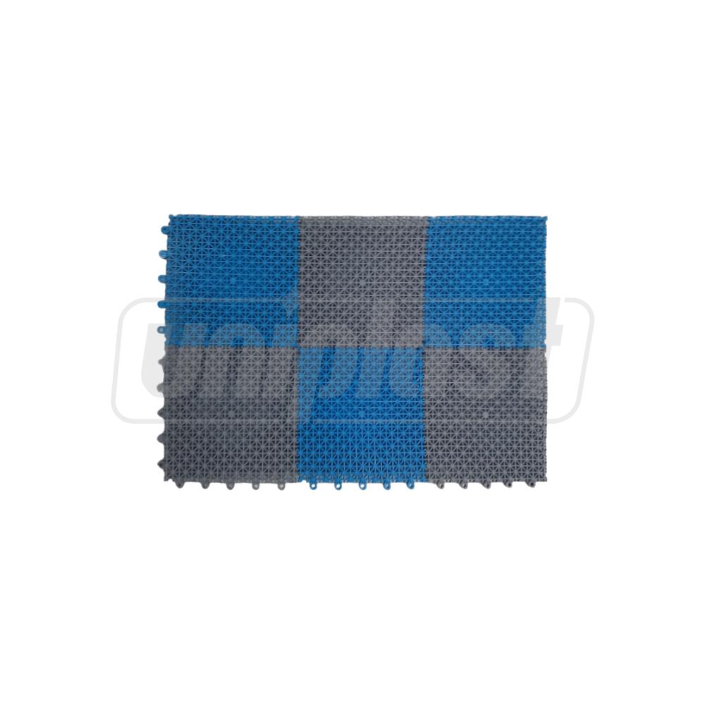 Коврик для ванной (серый/голубой) 48 см x 72 см  UNIPLAST