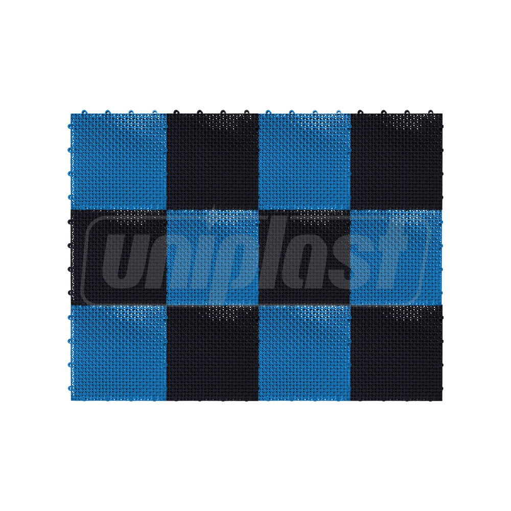 Covoras antreu (negru/albastru) 41 x 54 cm