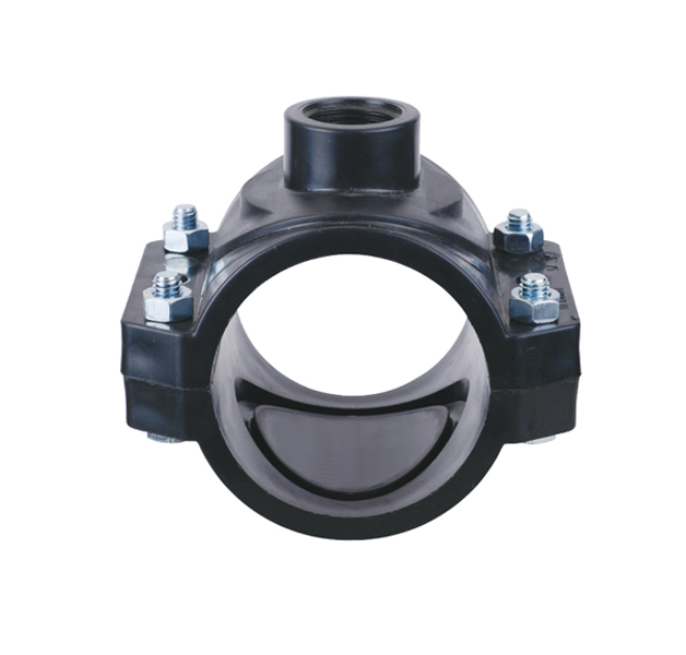 Piesa bransare  D. 90 x 1.1/2" / 6 K cu inel inox, 4 prinderi