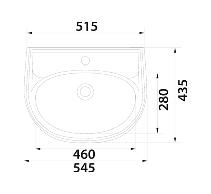 Lavoar 53 cm Venetia