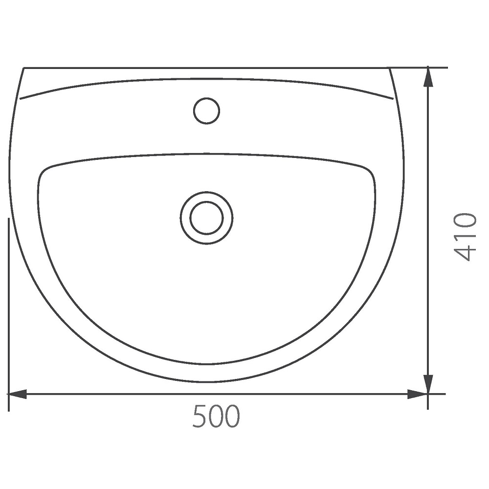 Lavoar 50 cm Akcent  COLOMBO