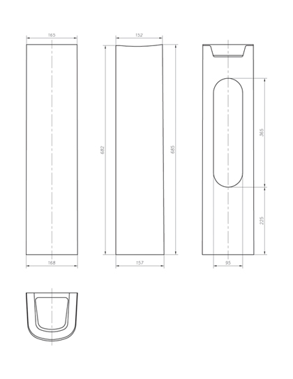 Пьедестал Vektor (белый) COLOMBO