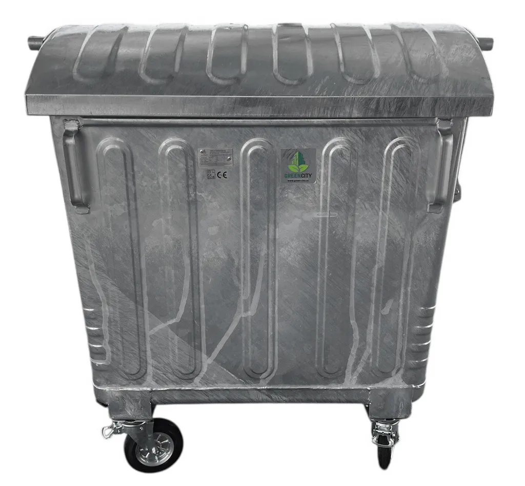 Cos pentru transportarea deseurilor 120 L pe roti