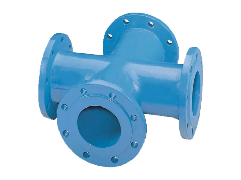 Крестовина чугунная фланцевая D. 80 HY