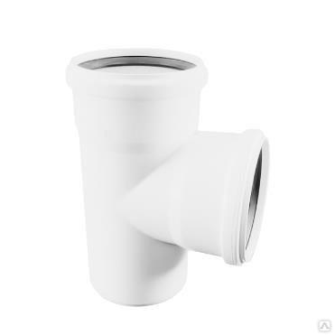 Ramificatie PVC D. 75 x 75 / 90° (alba)  EGEPLAST