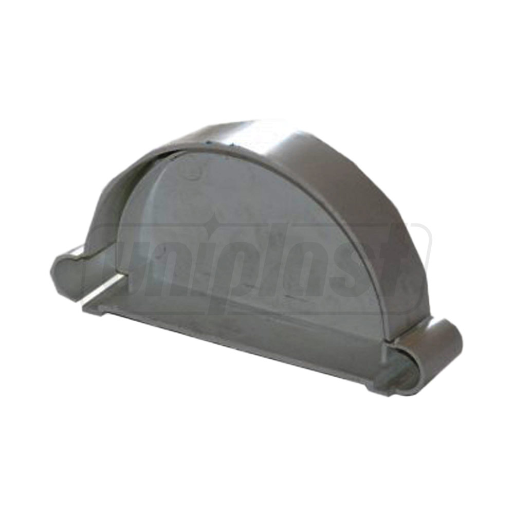 Capac jgheab PVC D.125 (gri) TN125N FIRST PLAST