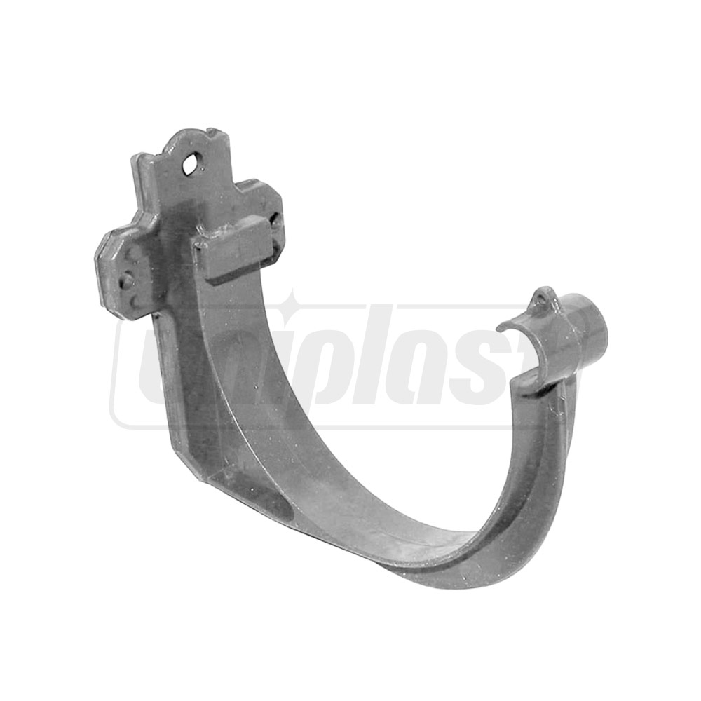 Клипса желоба ПВХ D.125 (серая) CIP125N  FIRST PLAST