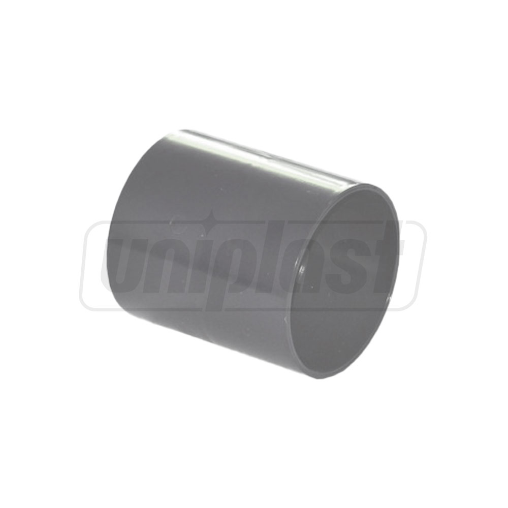 Муфта ПВХ D. 80 (серая) FFNO80080  FIRST PLAST