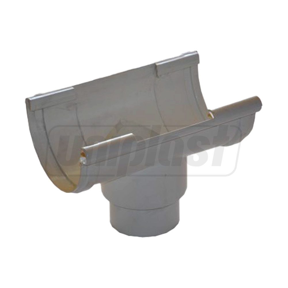 Teu de scurgere PVC D.125 x 80 (gri) GSN125N FIRST PLAST