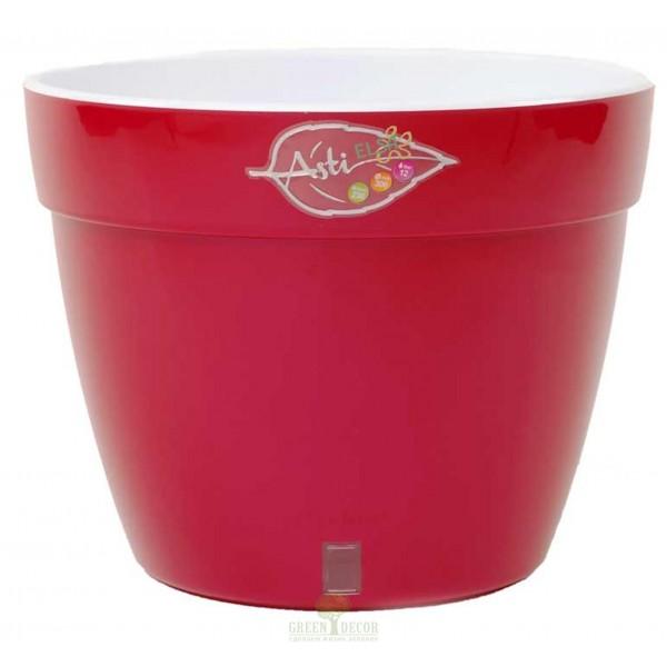 Ghiveci ASTI 2.5 L (rosu-alb)