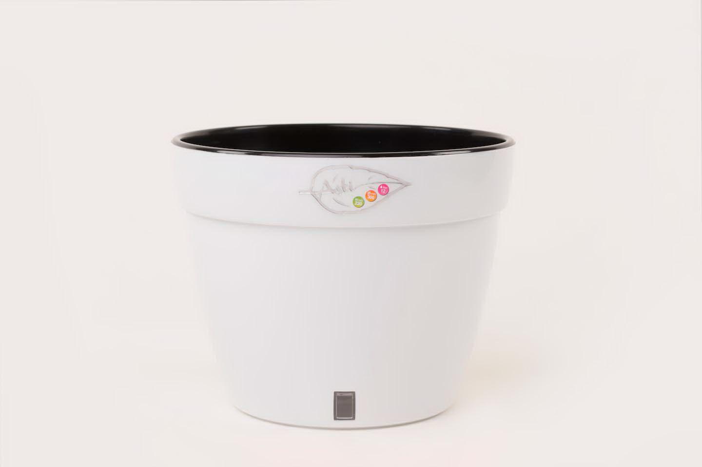 Ghiveci ASTI  4 L (alb-negru)