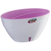 Вазон CALIPSO 2 л (белый-лаванда)