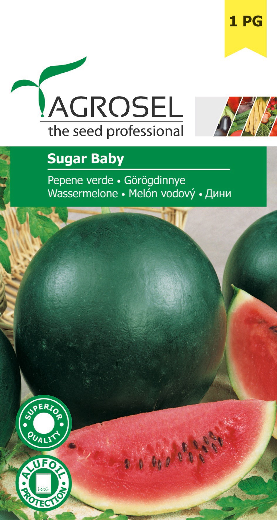 Семена Арбуз Sugar Baby 2 г  AS