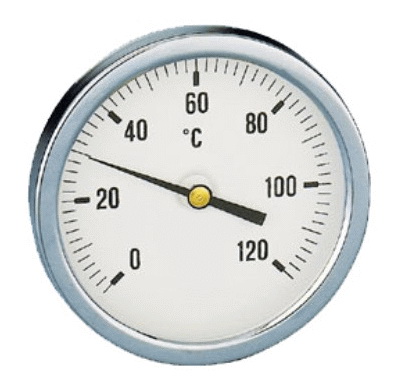 Termometru axial D. 1/2" / D. 63 (cu iesire din spate) HY