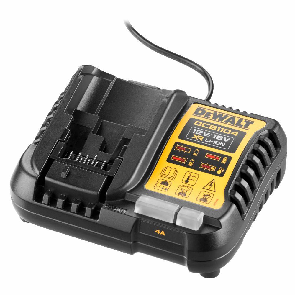 Incarcator acumulator DCB1104P2 Li-lon 12V/18V +2
acumulatoare Li-Ion 18V 5.0Ah  DEWALT