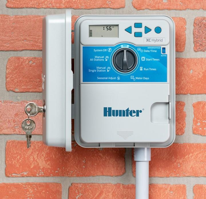 Блок управления поливом 12 зон (наружный) XCH-1200 Hybrid, на батарее  HUNTER