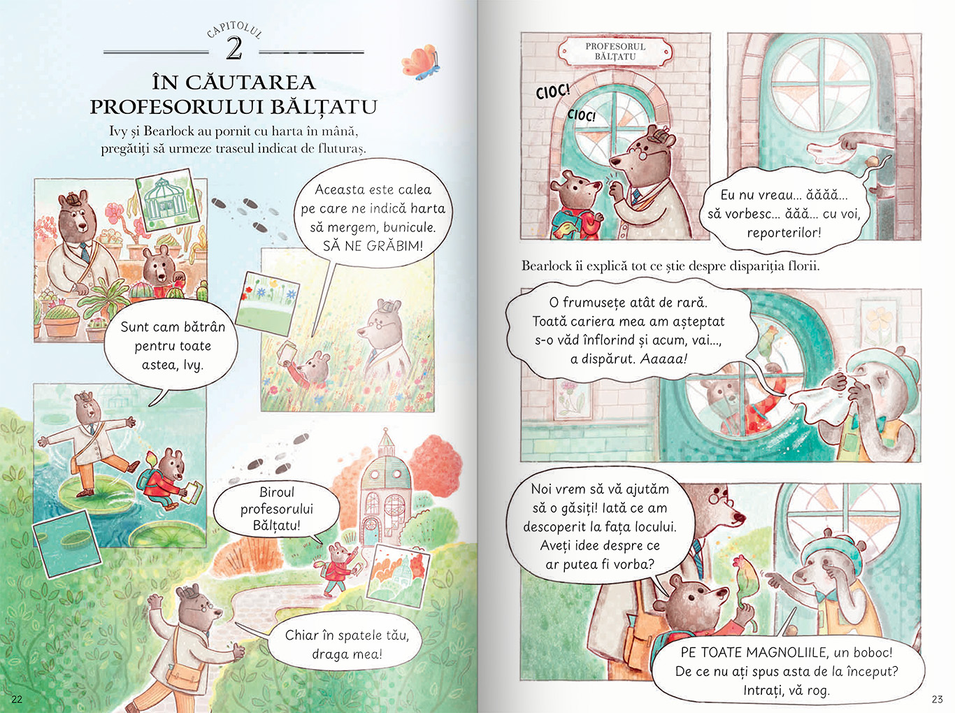 Ivy si Bearlock Holmes - Neobisnuitul caz al florii disparute