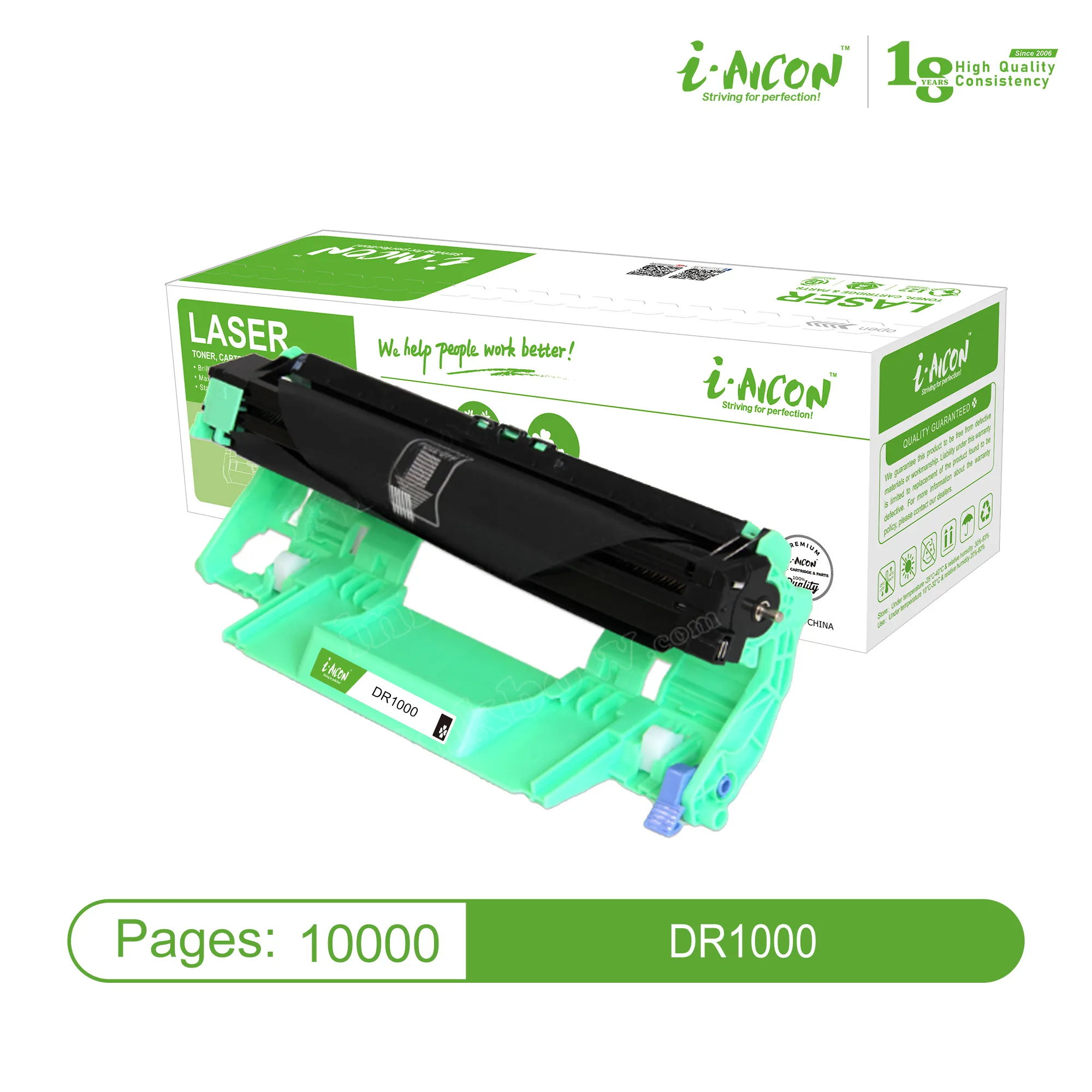 DR1030/1010/1020/1000/1035/1040/1050/1060/1070/1075/1095/LD201/CT351005/ Brother drum unit compatible Aicon 10.000 pages