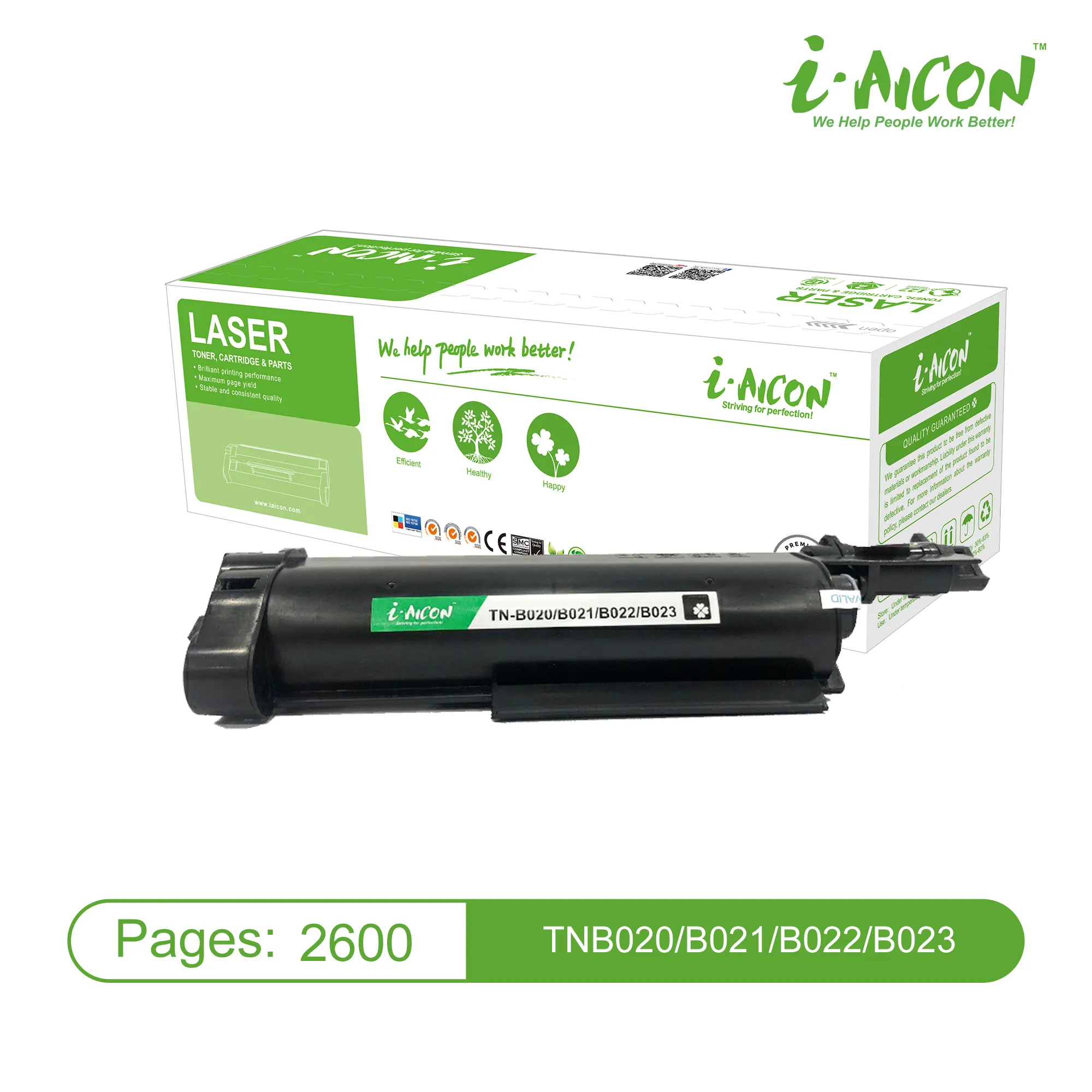 TNB023/B021/B022/B020 Brother cartridge compatible Aicon 2.600 pages