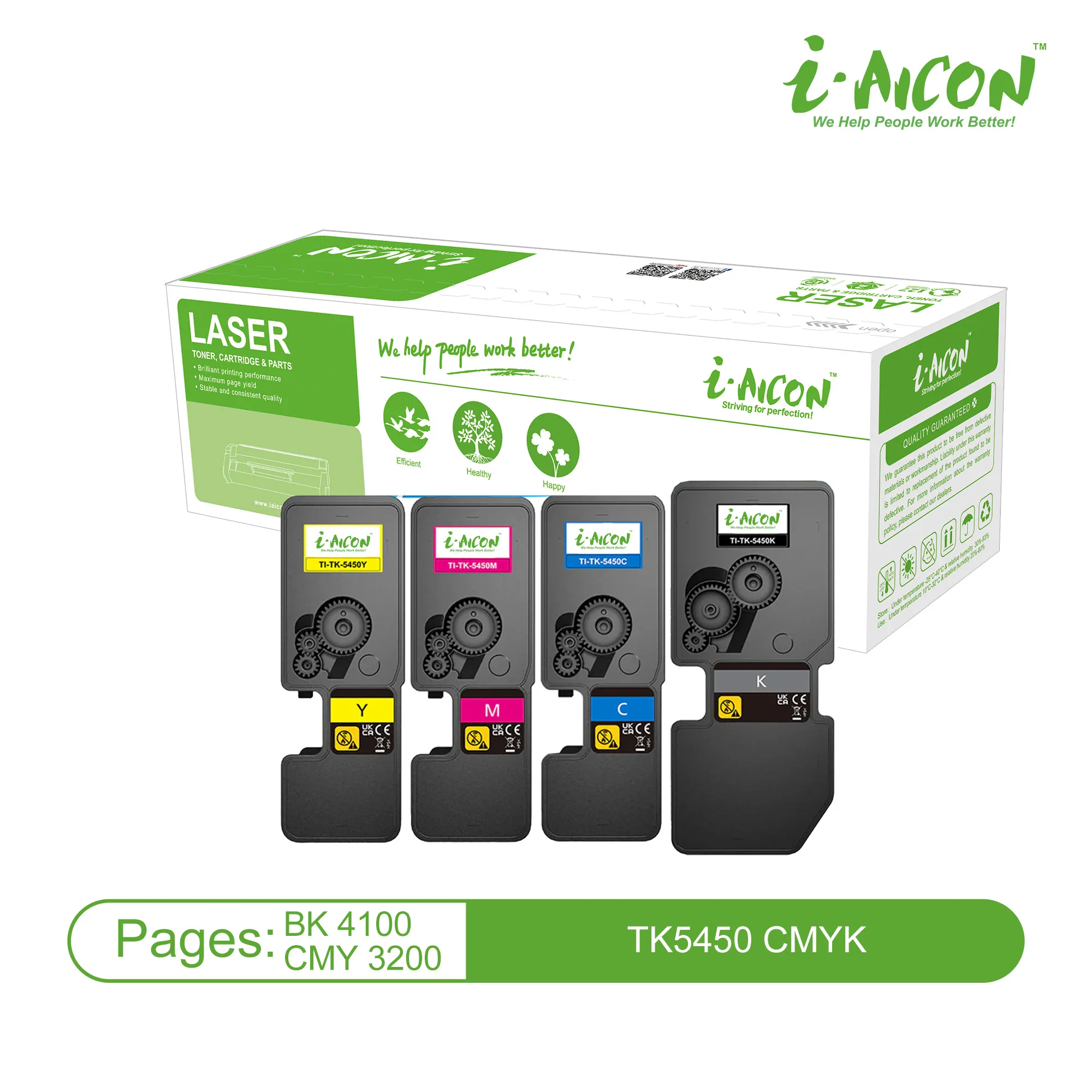 TK5450 Magenta Kyocera cartridge compatible Aicon 3.200 pages (With Chip)