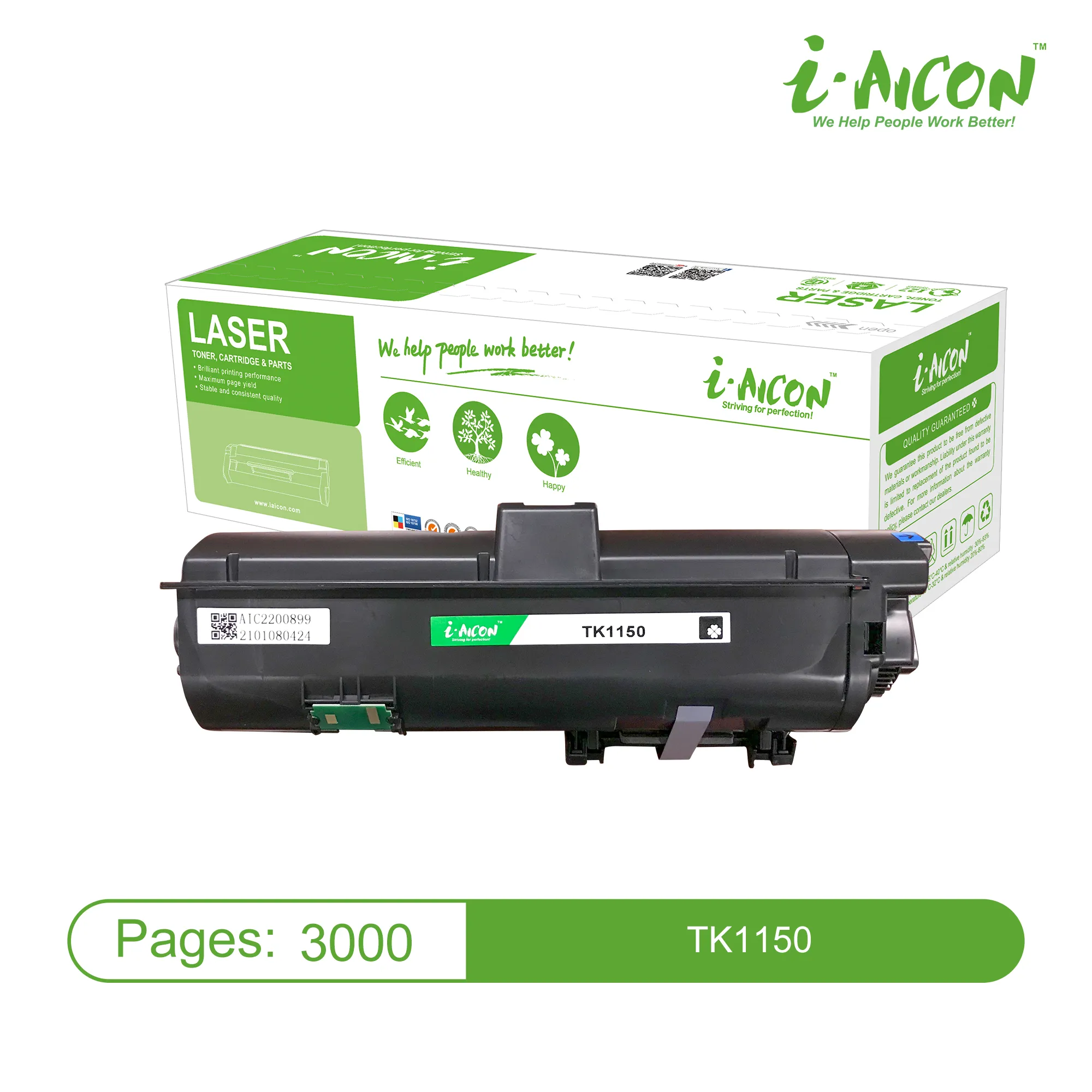 TK1150 Kyocera cartridge compatible Aicon 3.000 pages (With Chip)
